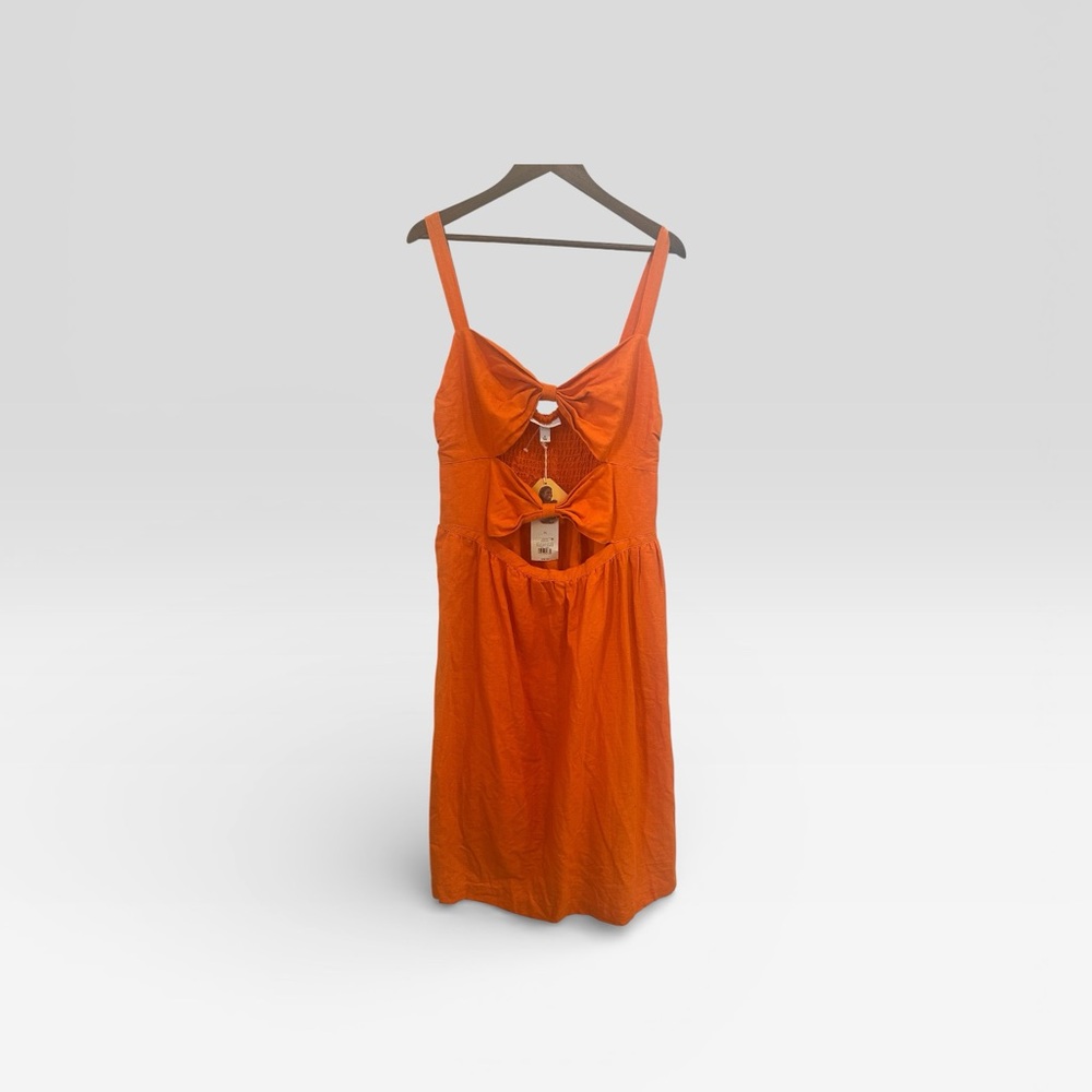 Fe Noel x Target Orange Summer Dress - Size 1x NWT - Picture 2 of 4